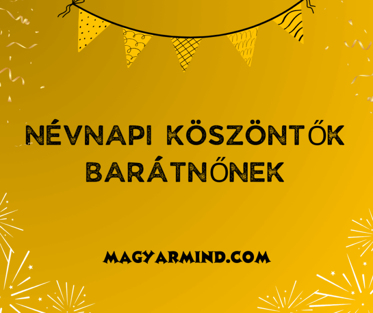 Névnapi Köszöntők Barátnőnek