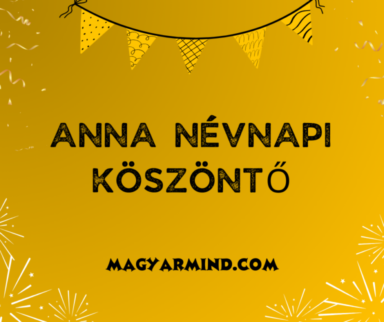Anna Névnapi Köszöntő
