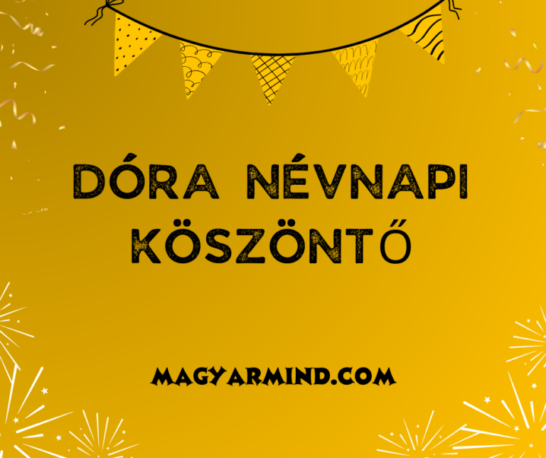 Dóra Névnapi Köszöntő