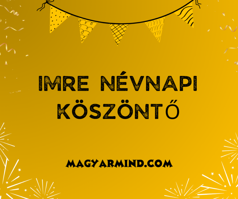 Imre Névnapi Köszöntő