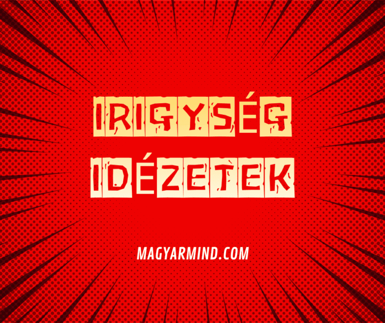 Irigység Idézetek