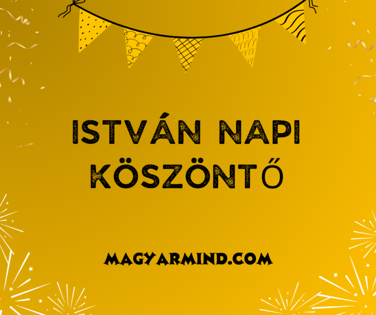István Napi Köszöntő