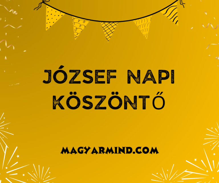 József Napi Köszöntő