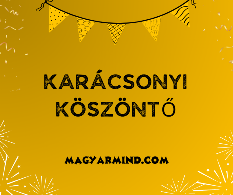 Karácsonyi Köszöntő