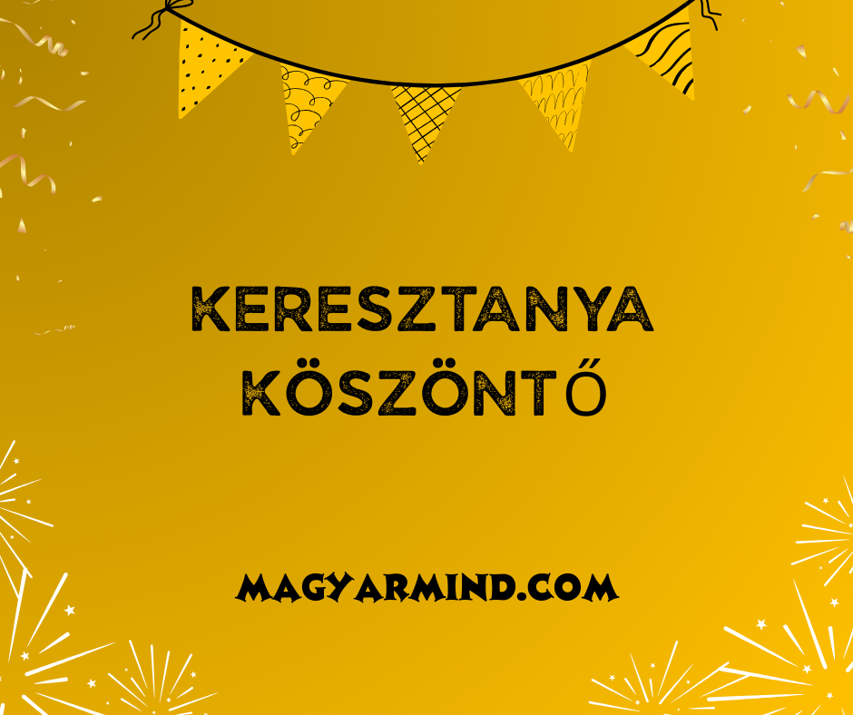 Keresztanya Köszöntő