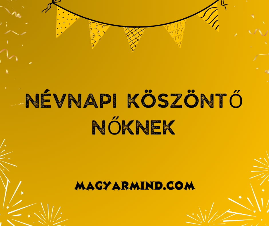 Névnapi Köszöntő Nőknek