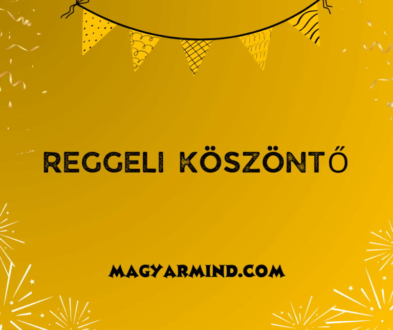 Reggeli Köszöntő