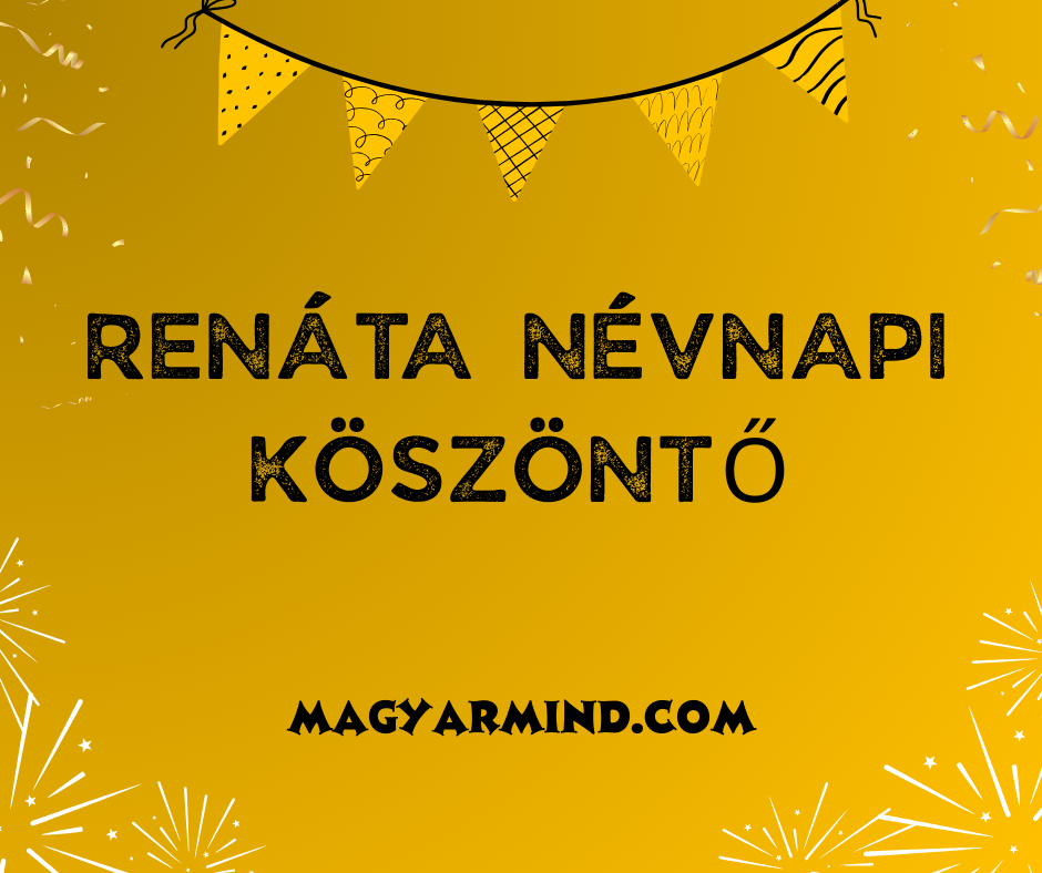 Renáta Névnapi Köszöntő
