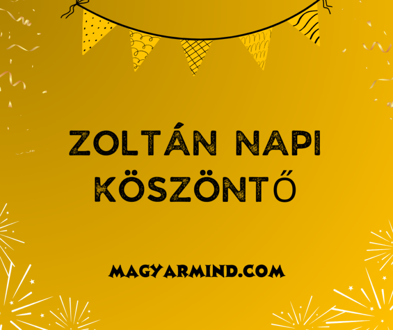 Zoltán Napi Köszöntő