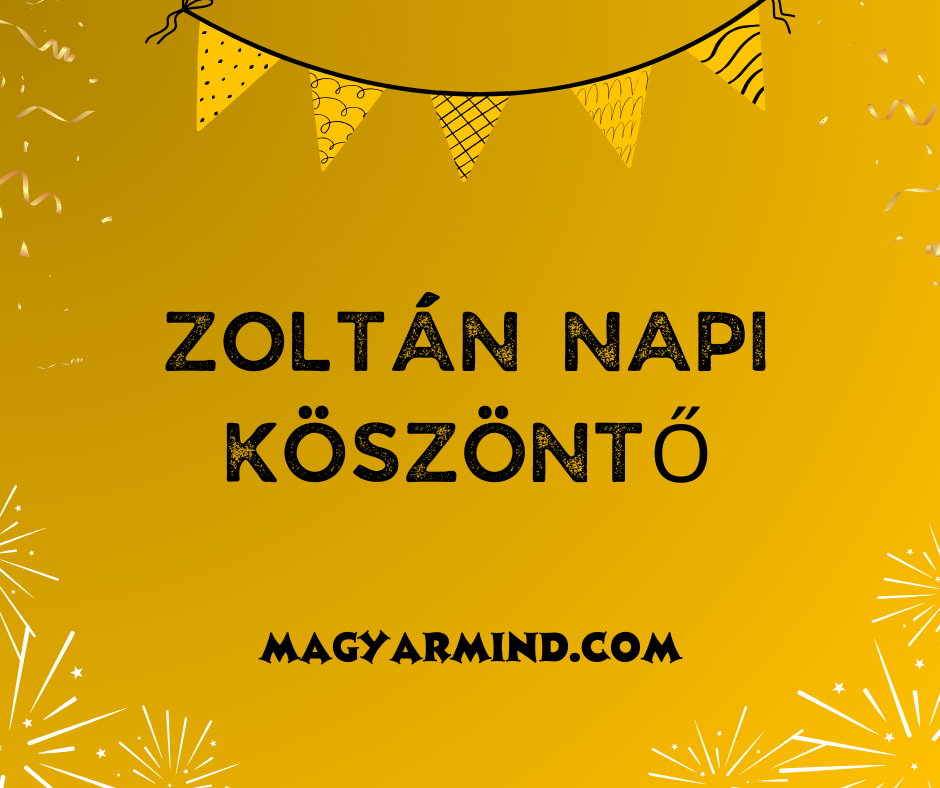 Zoltán Napi Köszöntő
