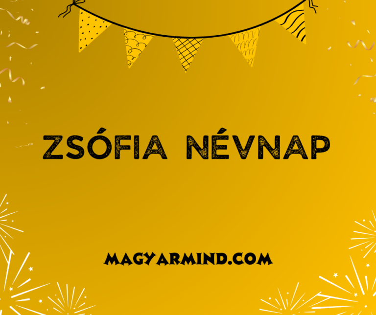 Zsófia Névnap