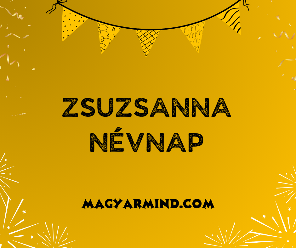 Zsuzsanna Névnap