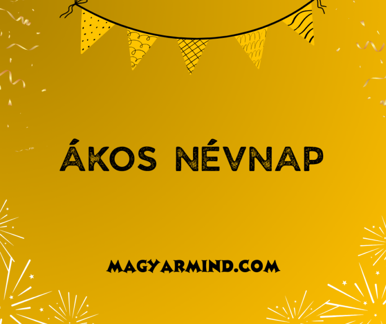 Ákos Névnap