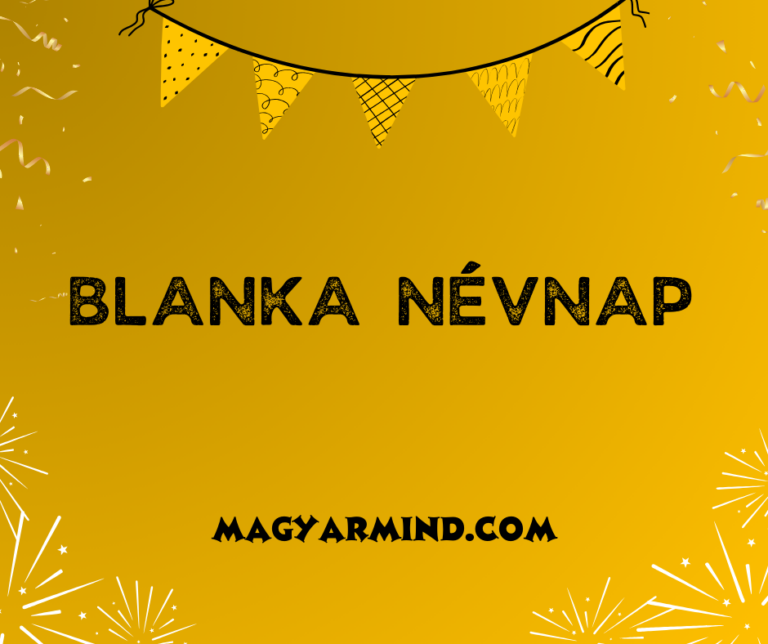 Blanka Névnap