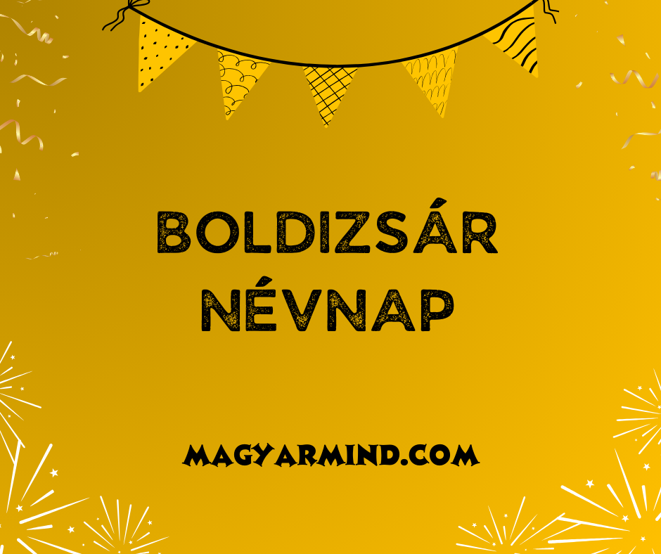 Boldizsár Névnap
