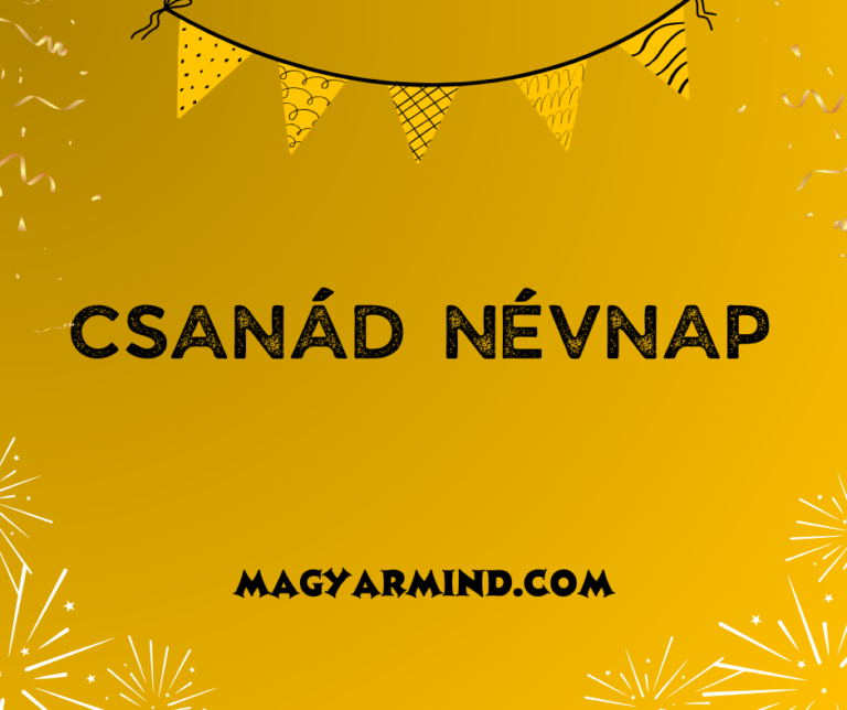 Csanád Névnap