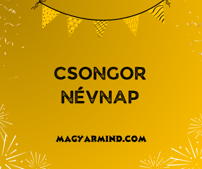 Csongor Névnap