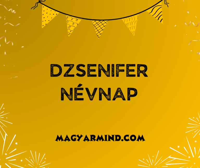 Dzsenifer Névnap