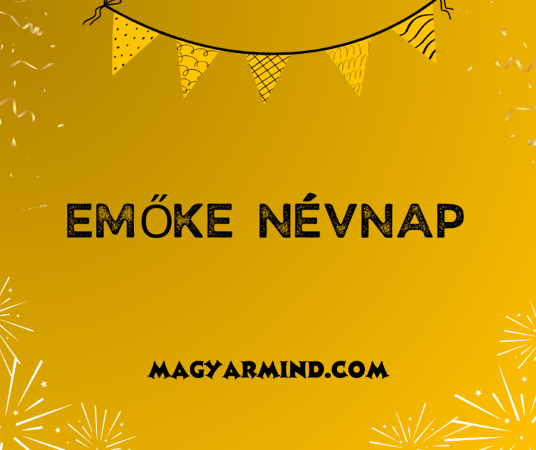 Emőke Névnap