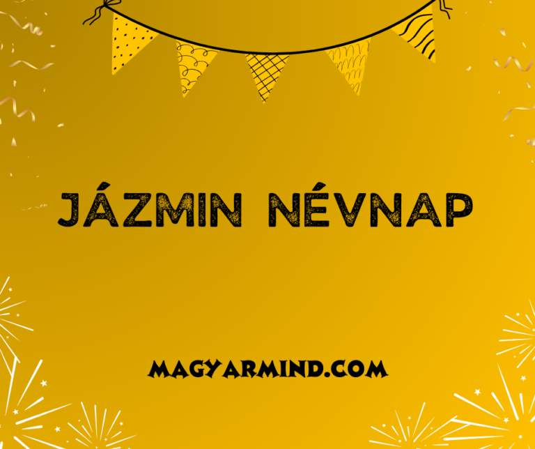 Jázmin Névnap