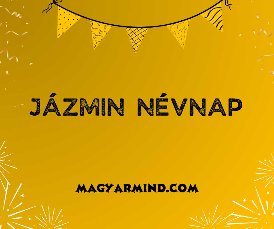 Jázmin Névnap