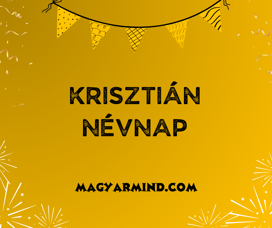 Krisztián Névnap
