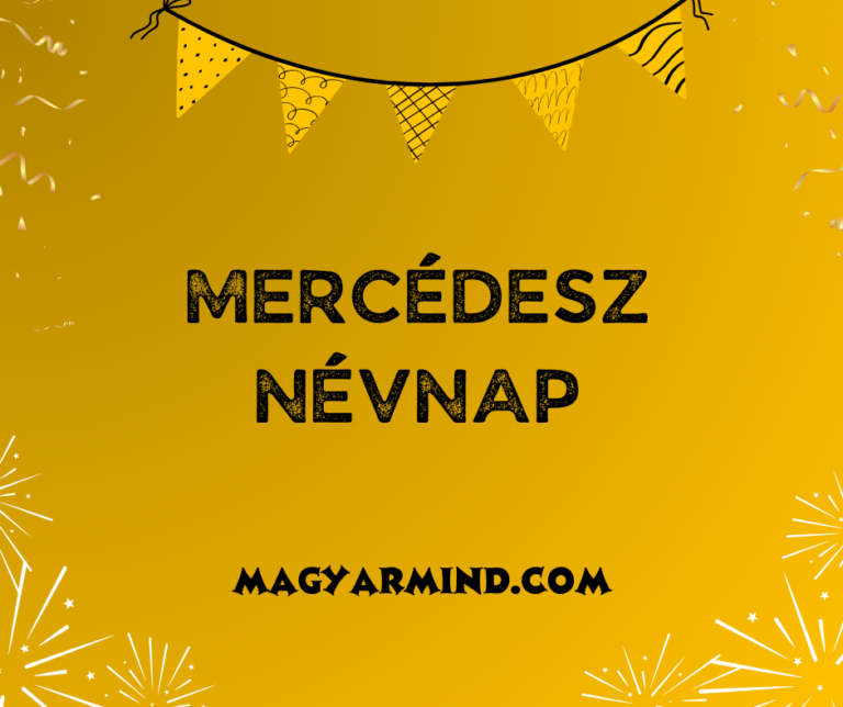 Mercédesz Névnap