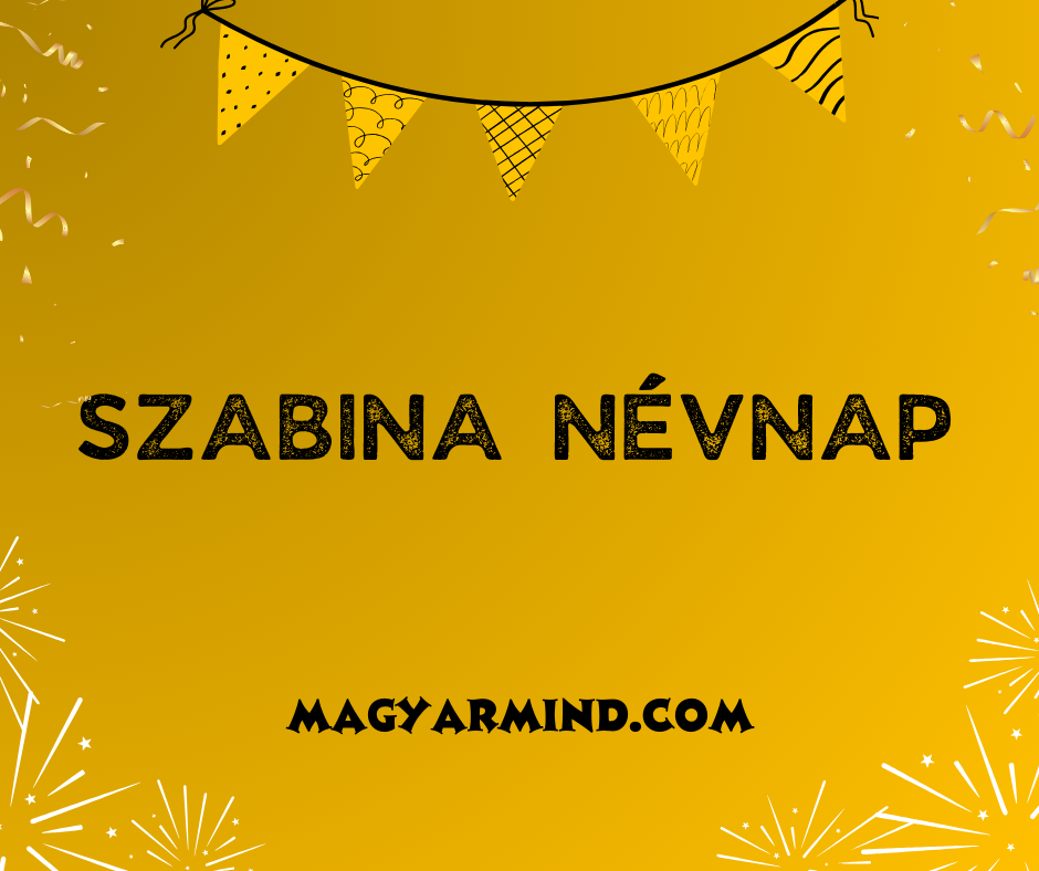 Szabina Névnap