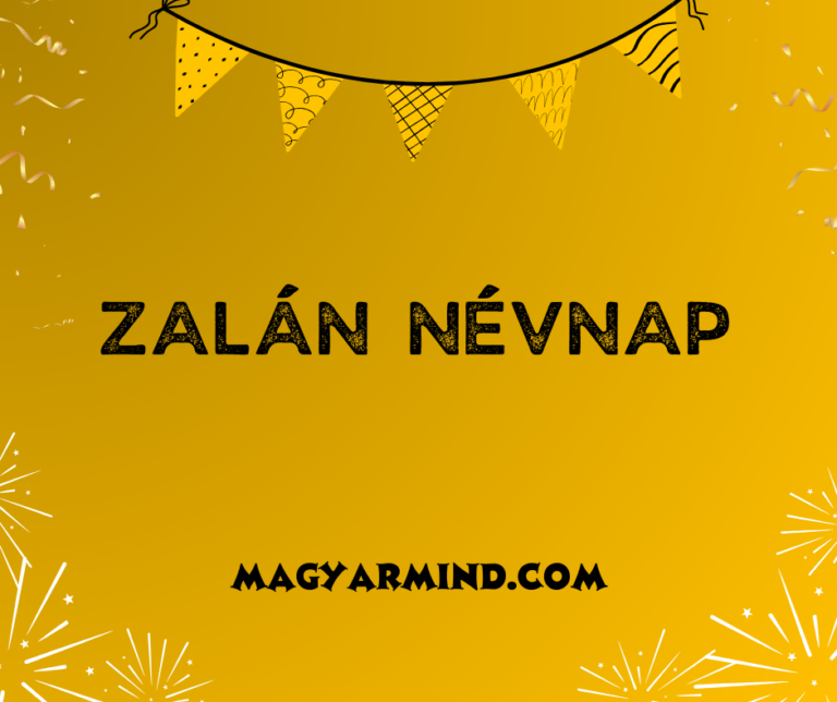 Zalán Névnap