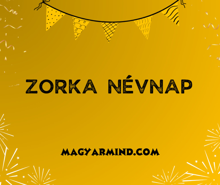 Zorka Névnap