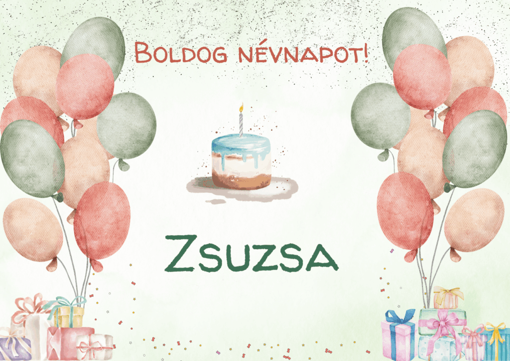Zsuzsa Névnap