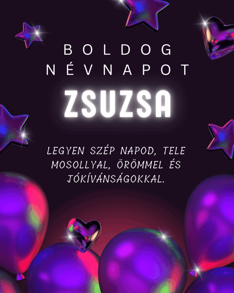 Zsuzsa Névnap