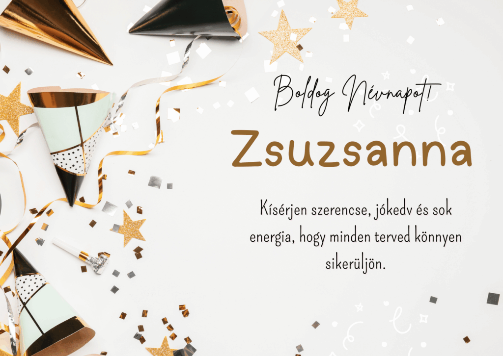 Zsuzsanna Névnap