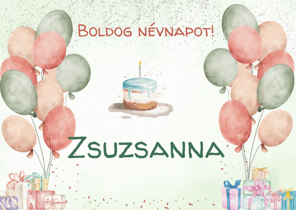 Zsuzsanna Névnap