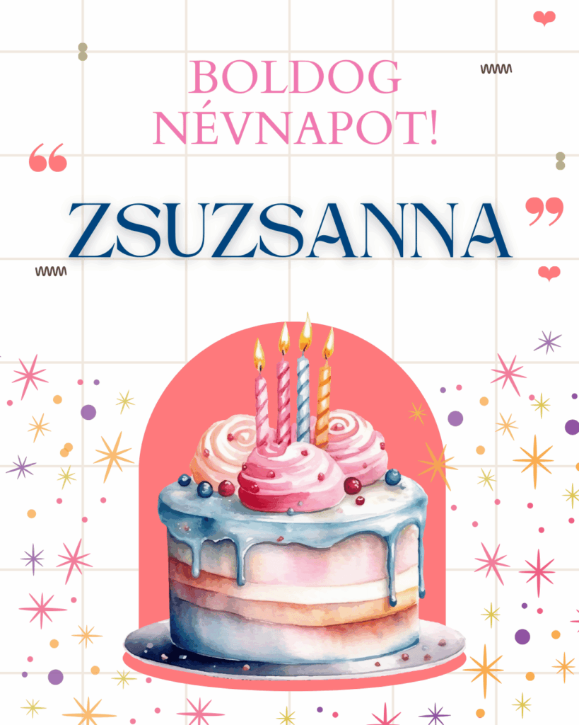 Zsuzsanna Névnap