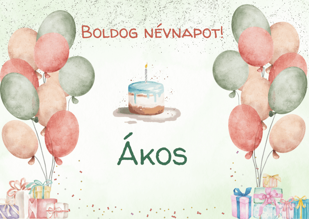 Ákos Névnap