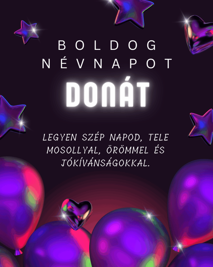 Donát Névnap