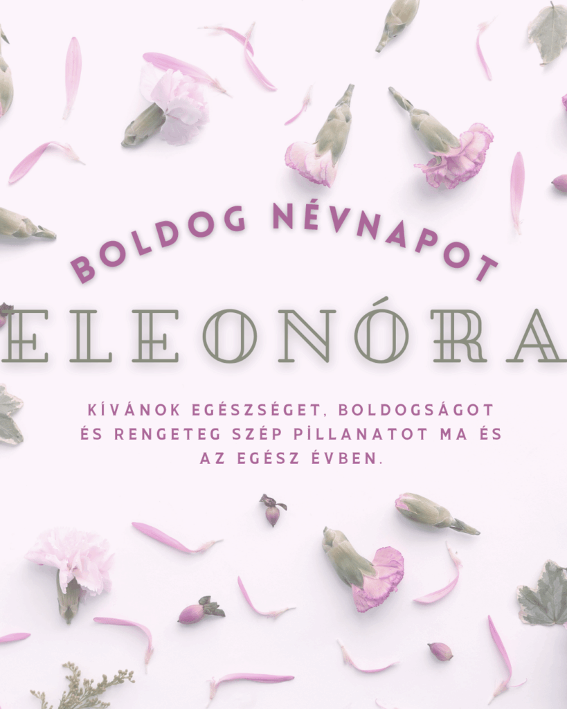 Eleonóra Névnap