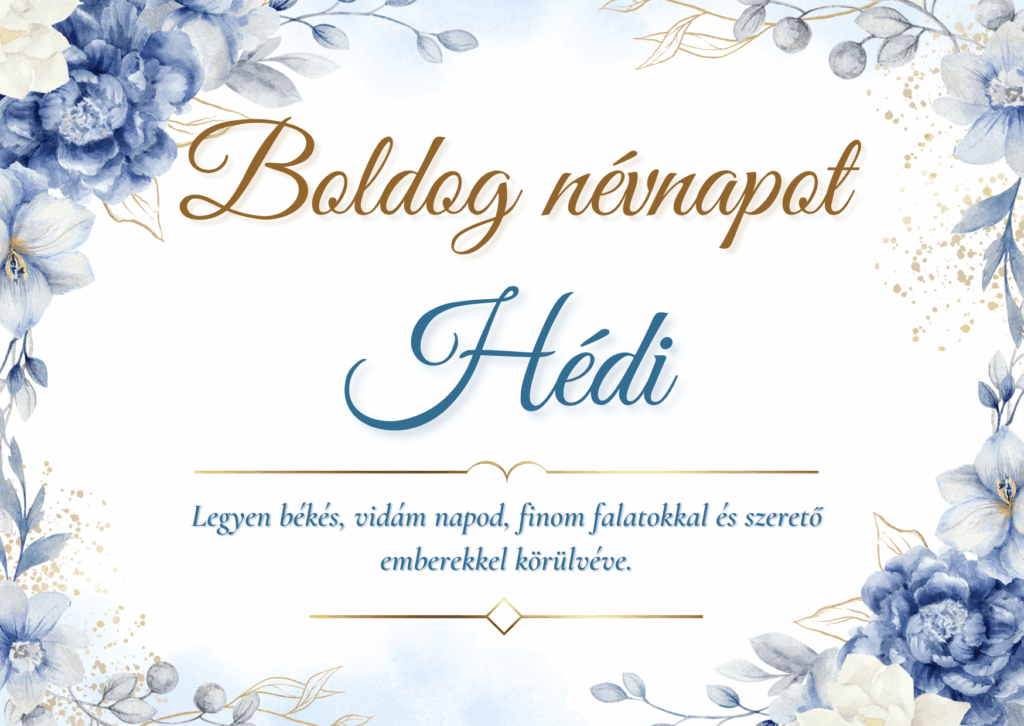 Hédi Névnap