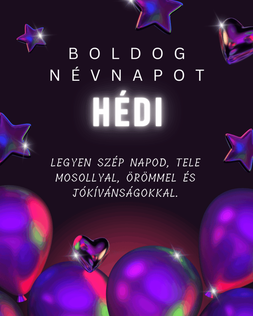 Hédi Névnap