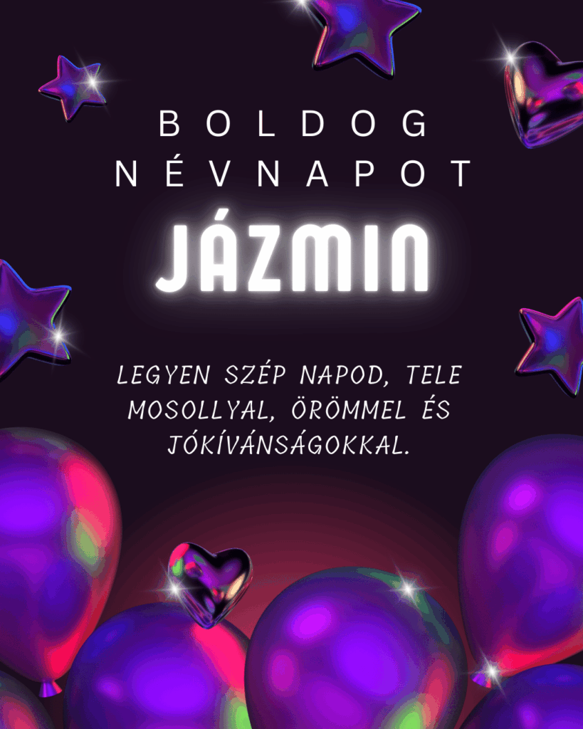 Jázmin Névnap