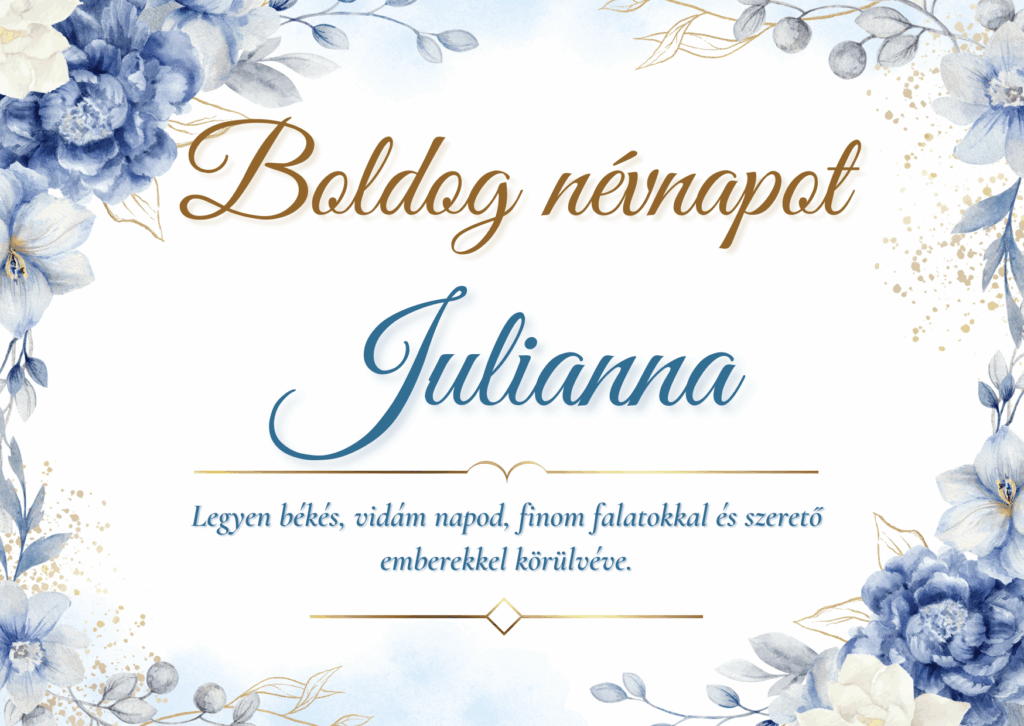 Julianna Névnap