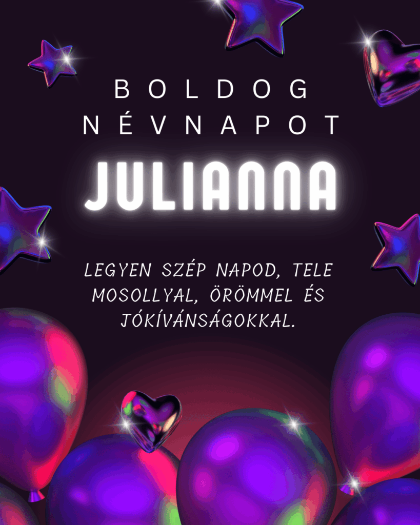 Julianna Névnap