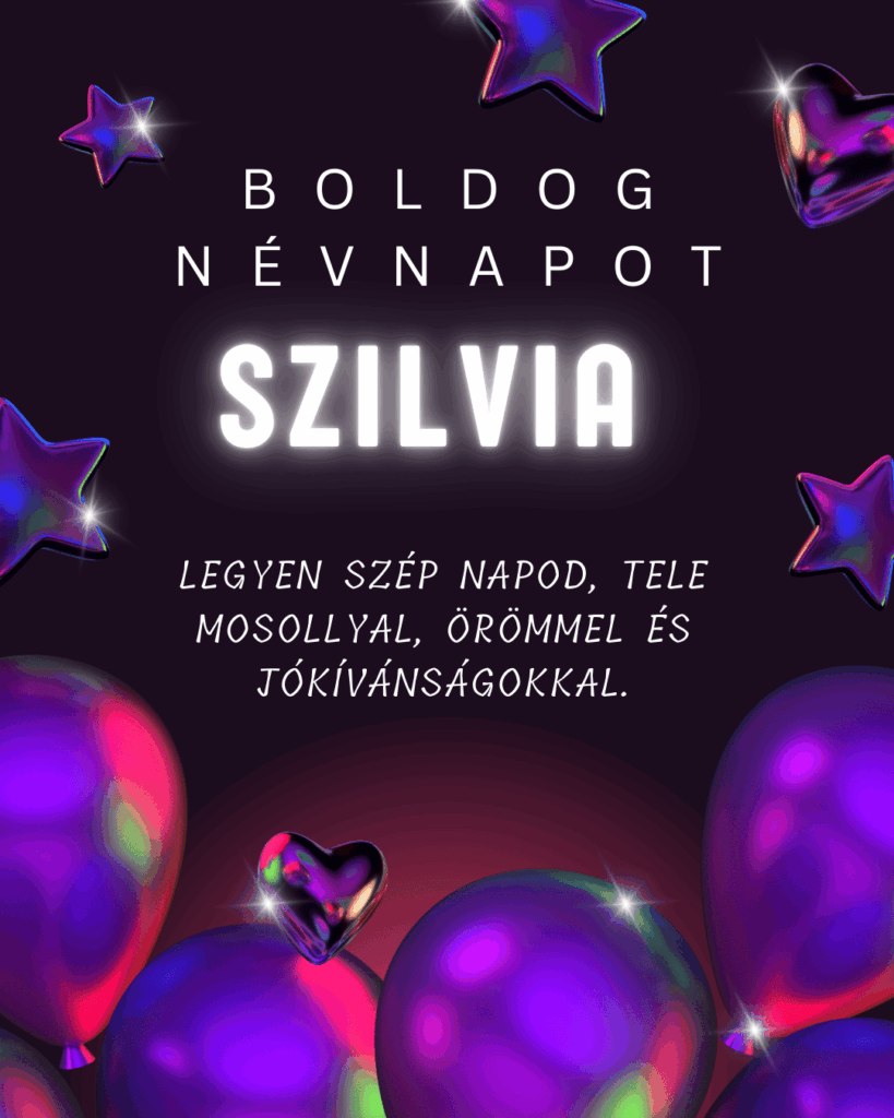 Szilvia névnap