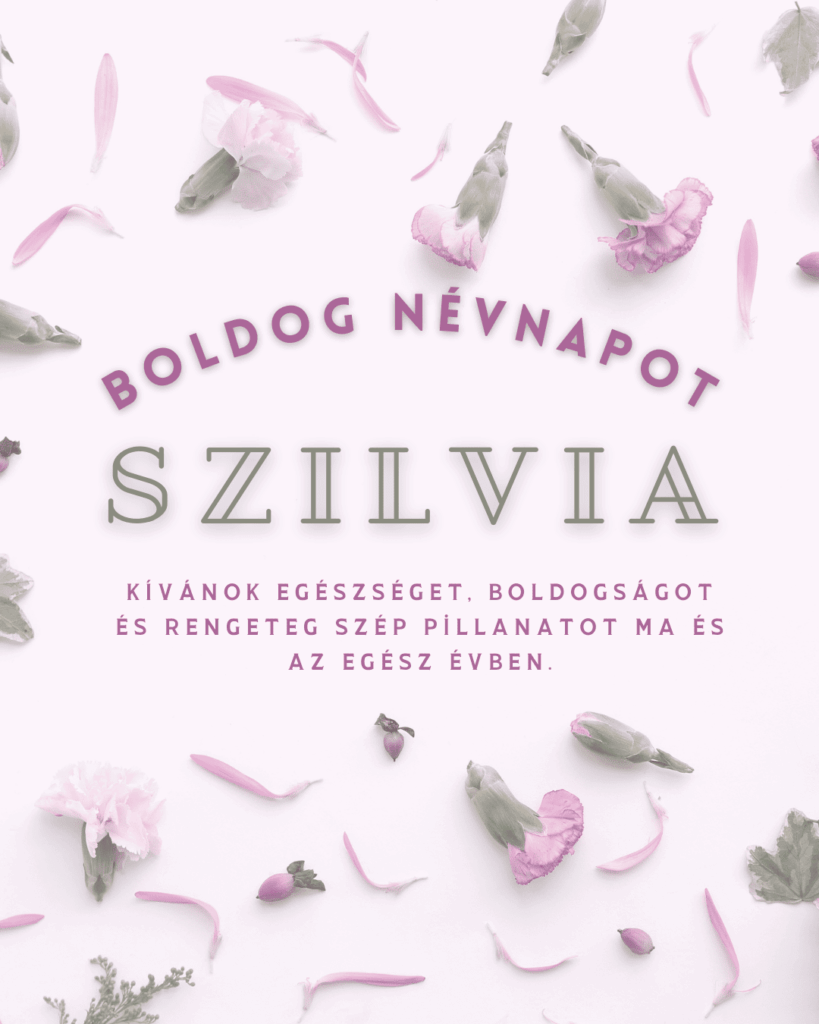 Szilvia névnap